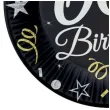 talerzyki papierowe happy birthday 60 urodziny b c czarny godan 23 cm 6 szt