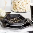 talerzyki papierowe happy new year partydeco 12 5 cm 6 szt