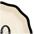 talerzyki papierowe jednorazowe dekoracja na 30 urodziny hello 30 kremowe 18 cm 6 szt