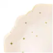 talerzyki papierowe jednorazowe gwiazdki dekoracja na urodziny 21 cm 6 szt