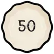 talerzyki papierowe jednorazowe na 50 urodziny hello 50 kremowe 18 cm 6 szt