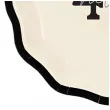 talerzyki papierowe jednorazowe ndekoracja a 40 urodziny hello 40 kremowe 18 cm 6 szt