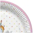 talerzyki papierowe jednorozec unicorn mix 23 cm 8 szt