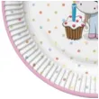 talerzyki papierowe jednorozec unicorn mix 23 cm 8 szt