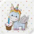talerzyki papierowe jednorozec unicorn mix 23 cm 8 szt