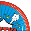 talerzyki papierowe komiks boom party proscos 23 cm 8 szt