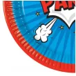 talerzyki papierowe komiks boom party proscos 23 cm 8 szt