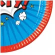 talerzyki papierowe komiks boom party proscos 23 cm 8 szt