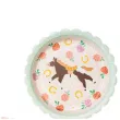 talerzyki papierowe konie mix partydeco 18 cm 6 szt