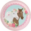 talerzyki papierowe konie pd horses pd party 23 cm 8 szt