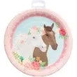 talerzyki papierowe konie pd horses pd party 23 cm 8 szt