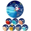 talerzyki papierowe kosmos planety mix partypal 18 cm 8 szt