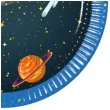 talerzyki papierowe kosmos rocket space procos 20 cm 8 szt