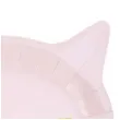 talerzyki papierowe kotek rozowy partydeco 22x20 cm 6 szt
