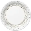 talerzyki papierowe kropki zlote maki 18 cm 8 szt