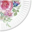 talerzyki papierowe kwiaty bujna aranzacja mix maki 23 cm 8 szt