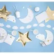 talerzyki papierowe little star gwiazda zloty partydeco 27 cm 6 szt