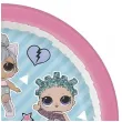 talerzyki papierowe lol surprise unique 18 cm 8 szt
