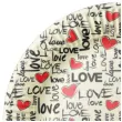 talerzyki papierowe love fsopakowania 23 cm 8 szt