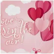 talerzyki papierowe love is in the air rozowy godan 18 cm 6 szt