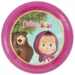 talerzyki papierowe masha and the bear masha i niedzwiedz smiffys 23 cm 8 szt