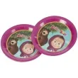 talerzyki papierowe masha and the bear masha i niedzwiedz smiffys 23 cm 8 szt