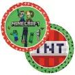talerzyki papierowe minecraft procos 23 cm 8 szt