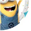 talerzyki papierowe minionki hurra amscan 23 cm 8 szt