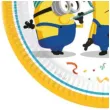 talerzyki papierowe minionki the rise of gru procos 23 cm 8 szt