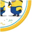 talerzyki papierowe minionki the rise of gru procos 23 cm 8 szt