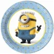 talerzyki papierowe minions lovely 20 cm 8 szt