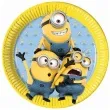 talerzyki papierowe minions lovely 23 cm 8 szt