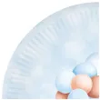 talerzyki papierowe misie z balonikami blekitny congee 18 cm 6 szt