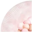 talerzyki papierowe misie z balonikami rozowy jasny congee 18 cm 6 szt