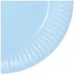 talerzyki papierowe monocolor blekitny paw 23 cm 10 szt