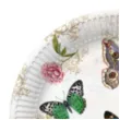 talerzyki papierowe motyle roze ornament mix maki 18 cm 8 szt