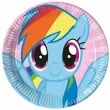 talerzyki papierowe my little pony 23 cm 8 szt