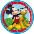 talerzyki papierowe myszka mickey rock the house procos 20 cm 8 szt