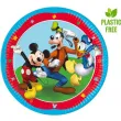 talerzyki papierowe myszka mickey rock the house procos 23 cm 8 szt
