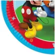talerzyki papierowe myszka mickey rock the house procos 23 cm 8 szt
