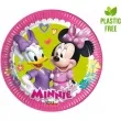 talerzyki papierowe myszka minnie procos 20 cm 8 szt