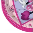 talerzyki papierowe myszka minnie rozowy procos 20 cm 8 szt