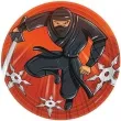 talerzyki papierowe ninja amscan 18 cm 8 szt