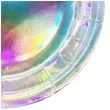 talerzyki papierowe opalizujace round jix 23 cm 6 szt
