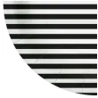 talerzyki papierowe paski czarno biale paw 18cm 10 szt