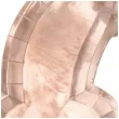 talerzyki papierowe penisek willy rozowe zlote 26 5 x 15 5cm partydeco