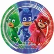 talerzyki papierowe pj masks procos 20 cm 8 szt