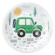 talerzyki papierowe pojazdy miejskie budowa mix partypal 18 cm 6 szt