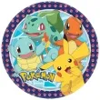 talerzyki papierowe pokemony amscan 23 cm 8 szt