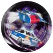 talerzyki papierowe policja amscan 23 cm 8 szt